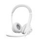 Logitech H390 Casque Avec fil Arceau Bureau/Centre d'appels USB Type-A Blanc (981-001286) Logitech