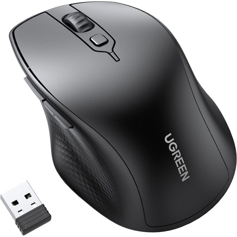 Souris sans fil Bluetooth Ugreen Silencieuse Ergonomique 2,4GHz (90395) UGREEN