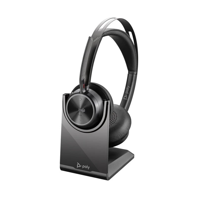 Micro-casque Poly Voyager Focus 2 USB-C-C Certifié Microsoft Teams + Adaptateur USB-C/A – 9T9J6AA-AC3 POLY