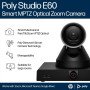 POLY Studio E60 Smart Camera 4K MPTZ with 12x Optical Zoom 8 MP Noir 3840 x 2160 pixels 60 ips POLY